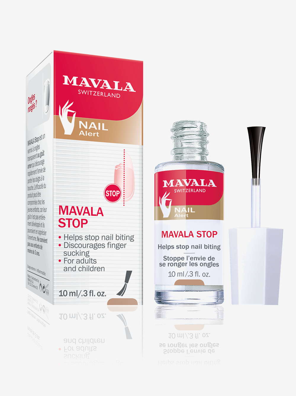 Mavala Stop bitter nail polish to stop nail biting and thumb sucking